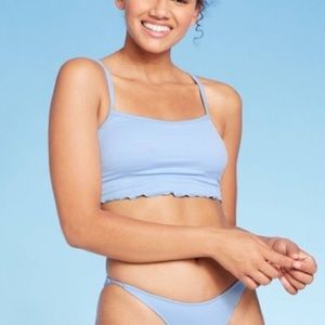 3/$30 Xhilaration Textured Cami Tank Bikini Top M